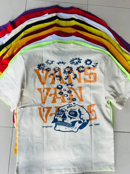 Vans Oversize Tshirt
Size M to XL
Price 320/- uploaded by Red And white Men's Wear on 4/29/2023