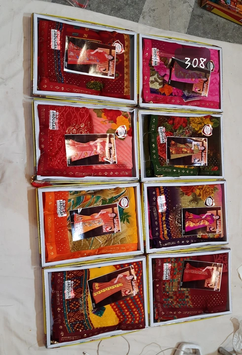 Saree with blouse box pack uploaded by S. S. Selection on 4/29/2023