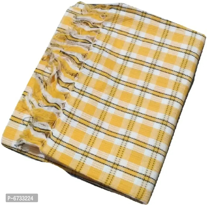 Cotton Multicoloured Bath Towels -Pack Of 1 uploaded by Raj Garments on 5/4/2024