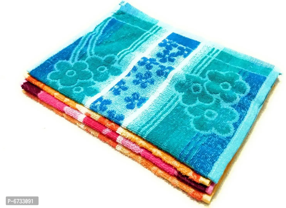 Cotton Multicoloured Hand Towels uploaded by Kalpana Enterprises on 4/29/2023