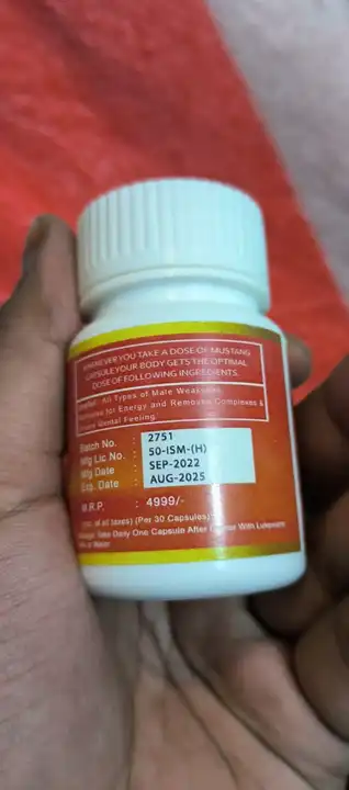 Mustang Capsules uploaded by Shaad Pharma on 4/29/2023