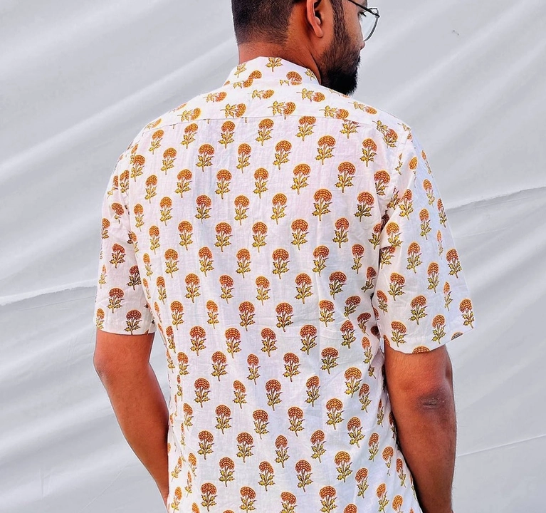 Sanganeri printed shirts  uploaded by JKB FABRICS on 4/29/2023