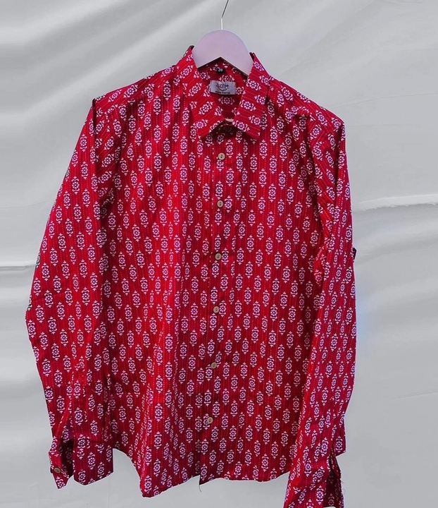Sanganeri printed shirts  uploaded by business on 4/29/2023