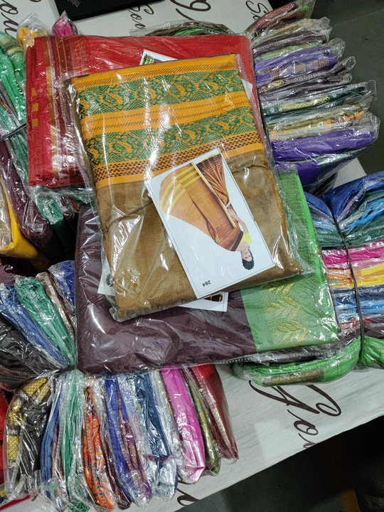 Cotton silk saree uploaded by Rainbow enterprises on 4/29/2023