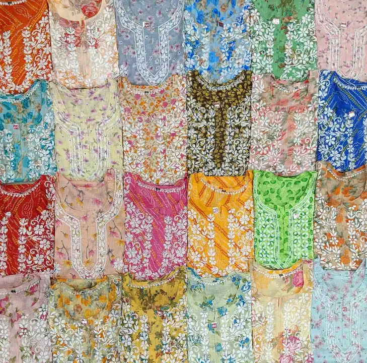 Kurti 
Fabric kota 
Length 46 
Size 38 to 46
Mix design uploaded by DF Chicken Factory on 4/29/2023
