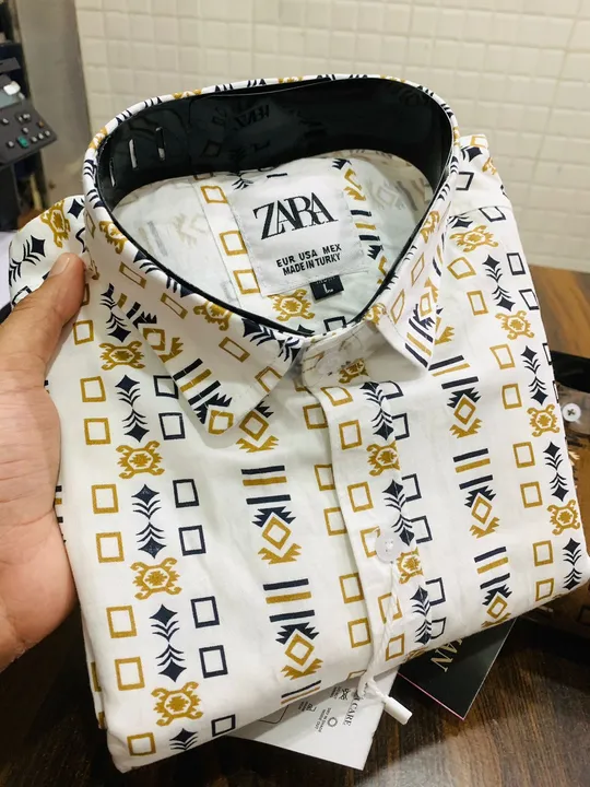 Zara premium digital laffer finish shirt  uploaded by Panther garments - manufacturing  on 4/29/2023