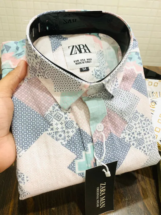 Zara premium digital laffer finish shirt  uploaded by Panther garments - manufacturing  on 4/29/2023