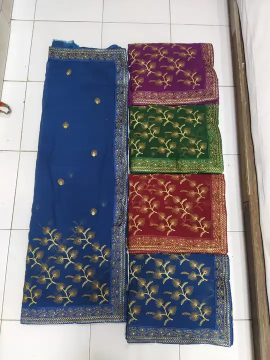 Emboridery saree uploaded by business on 4/29/2023