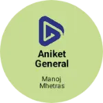 Business logo of Aniket General stores