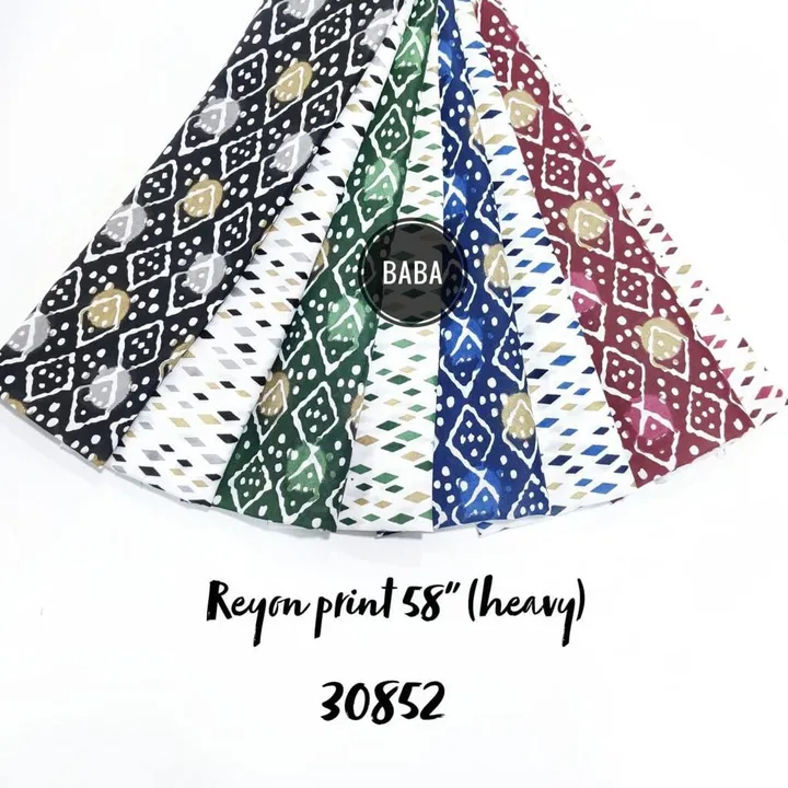 Rayon print  uploaded by Daksh textile pvt Ltd on 4/29/2023