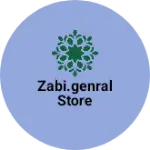 Business logo of Zabi.genral store