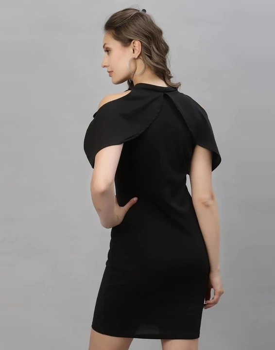 Black Cut out Sleeve Bodycon Dress uploaded by Pal enterprise on 4/29/2023