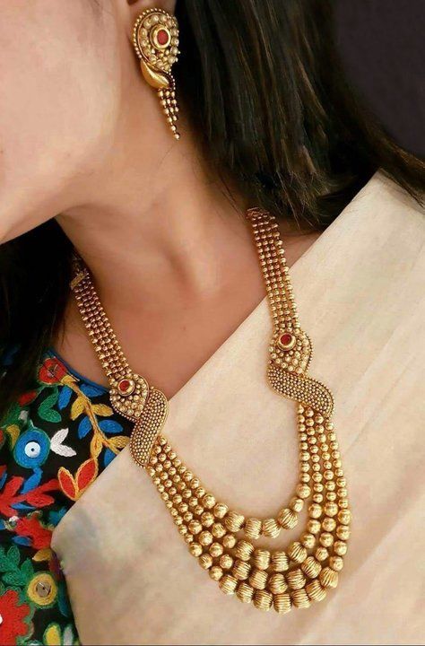 Post image Copper long necklace set...
500rs each...