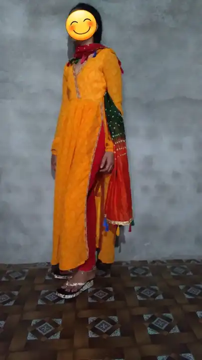 Nyra kurti in bandhani fibric uploaded by Swami creation on 4/29/2023