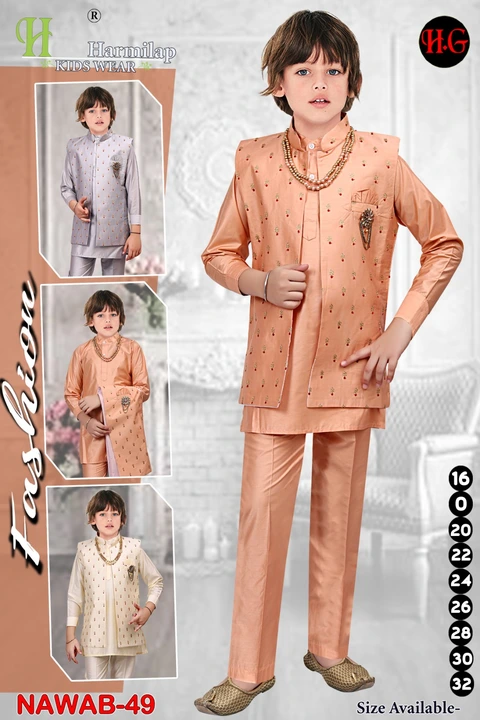 BOYS ETHNIC WEAR MODI KOTI WITH KURTA PANT  uploaded by Harmilap garments on 4/29/2023