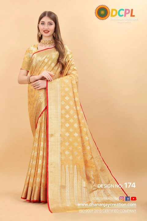 Rich pallu with allover buti design saree  uploaded by DHANANJAY CREATIONS on 4/29/2023