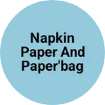 Business logo of Napkin paper and paper'bag