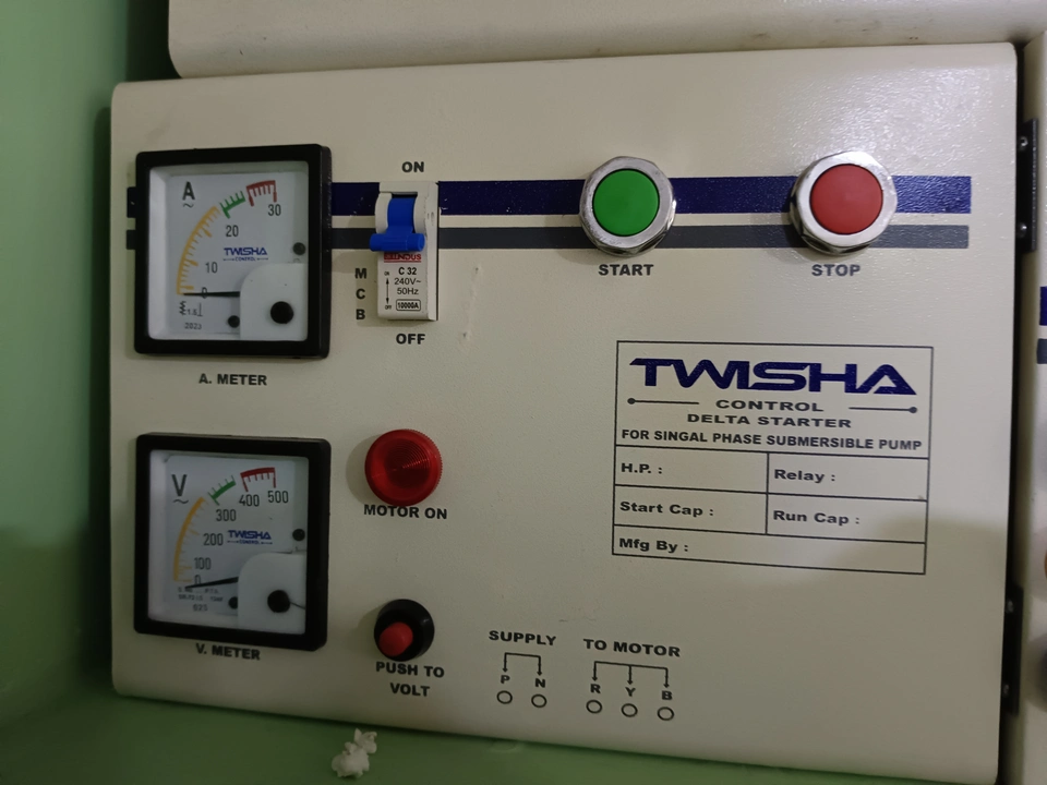 Single phase submersible panel analog  uploaded by Shree Krishna electrical works on 4/29/2023