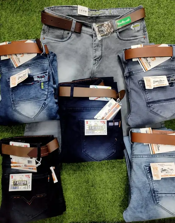 First Step Men's Slim Fit Acid Washed Denim Jeans (28/36) uploaded by Aarav Collection on 4/29/2023
