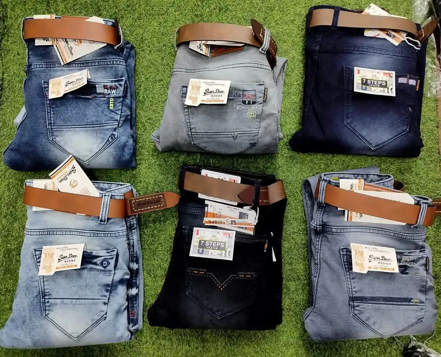 First Step Men's Slim Fit Acid Washed Denim Jeans (28/36) uploaded by Aarav Collection on 4/29/2023