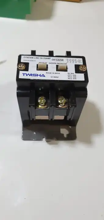 25 amp 230 volt 2 pole c h type contactor with different type of relay uploaded by Shree Krishna electrical works on 4/29/2023