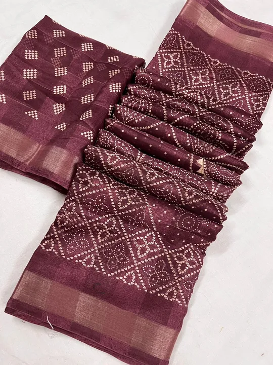 Post image *launching superhit collection in this season* 

*New launched Beautiful trending saree*

*fabric :: Soft cotton saree smooth nd soft fabric with patola print with weaving border in whole saree with beautifull blouse*


*Hurry up before it goes out off store*