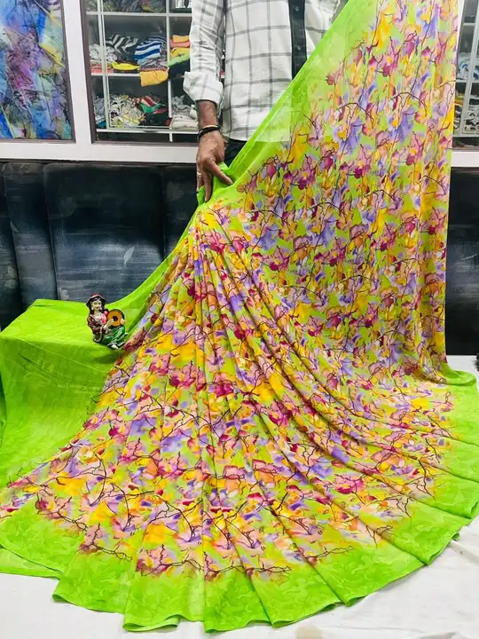 Printed Saree uploaded by All in one collection on 4/29/2023
