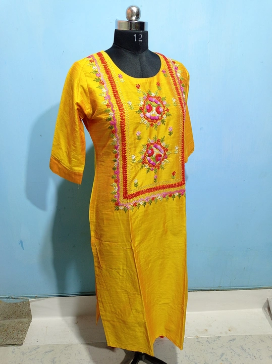Benglory silk fancy kurti uploaded by SPRS GLOBAL TRADE on 4/29/2023