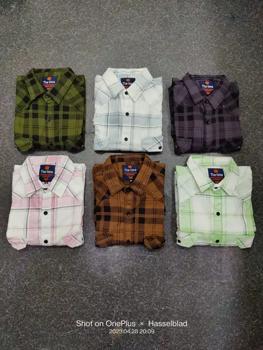Laffer twill 💯% cotton double pocket checks  uploaded by The time on 4/29/2023