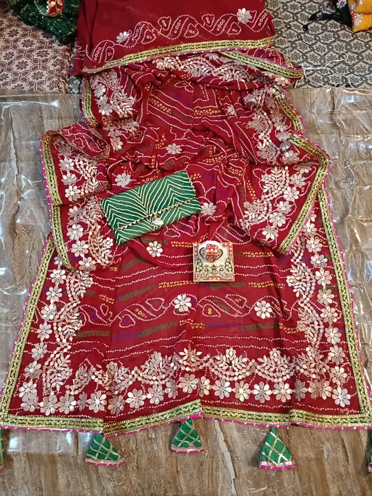 Product uploaded by Jaipuri wholesale gotta patti kurtis nd sarees on 4/29/2023