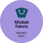 Business logo of Misbah Fahsin