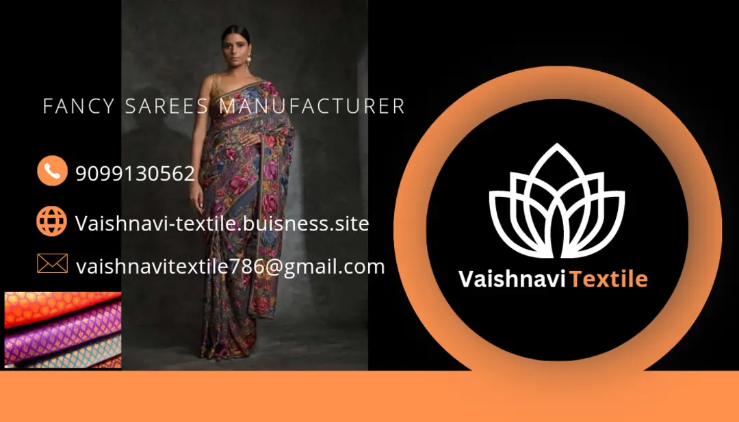Visiting card store images of Vaishnavi textile