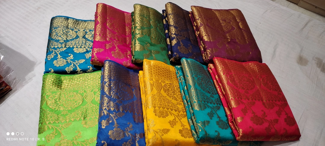 Banarasi semi pure silk saree  uploaded by Rukmani Silk on 4/29/2023