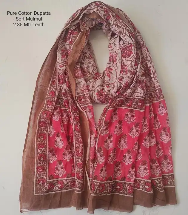 Cotton  dupatta  uploaded by Jaipur cloth on 4/29/2023