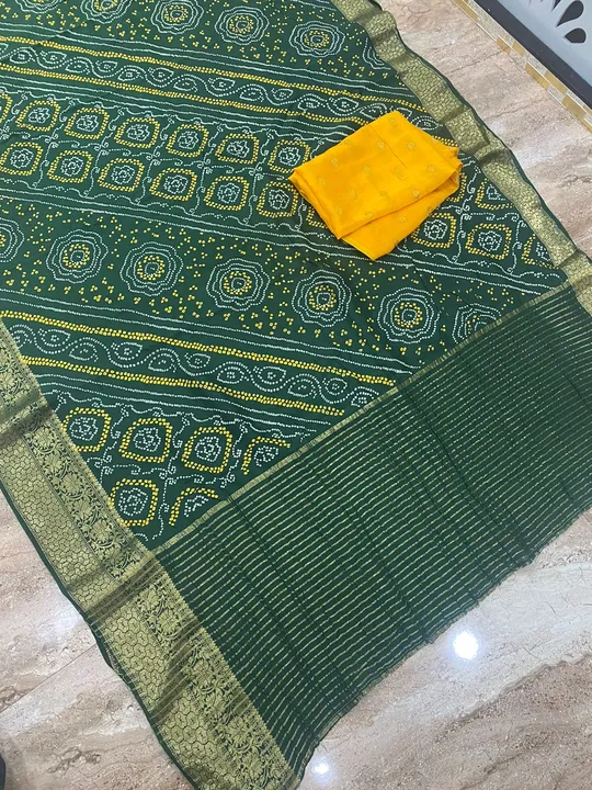 🦋new lounching 🦋

Beautiful party wear saree 

🌿original product 🌿

👌best quality fabric 👌

👉 uploaded by Gotapatti manufacturer on 4/30/2023