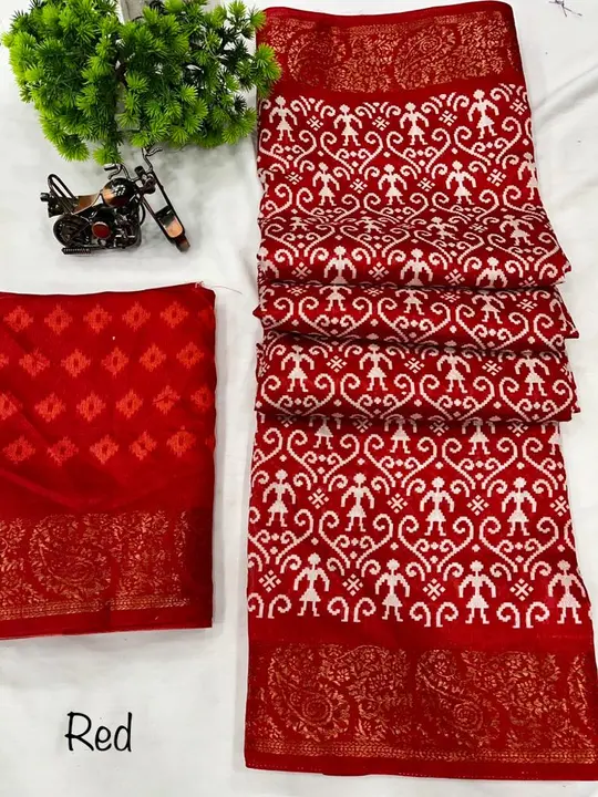 Cotton Printed Saree  uploaded by Textile Tag on 4/30/2023