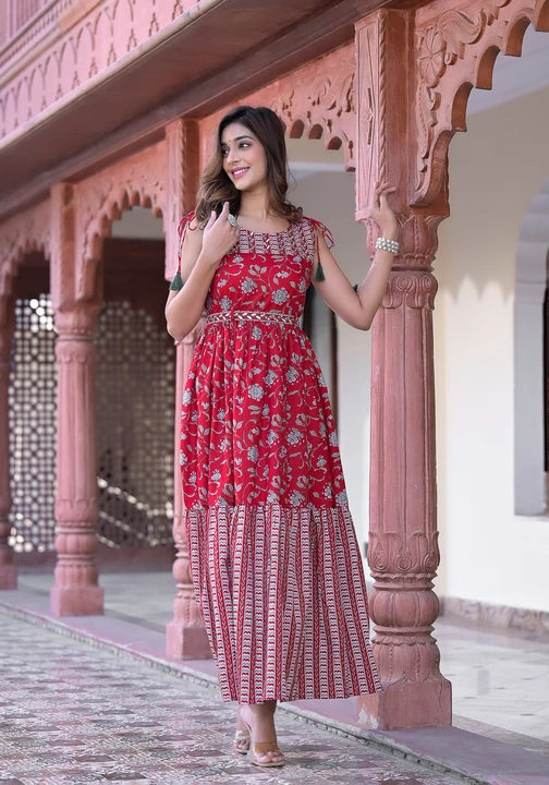 Gown kurti cotton 60's uploaded by Royansh on 4/30/2023