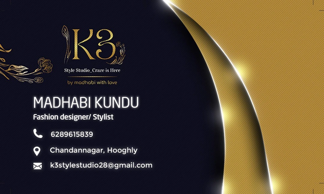 Visiting card store images of K3 STYLE STUDIO