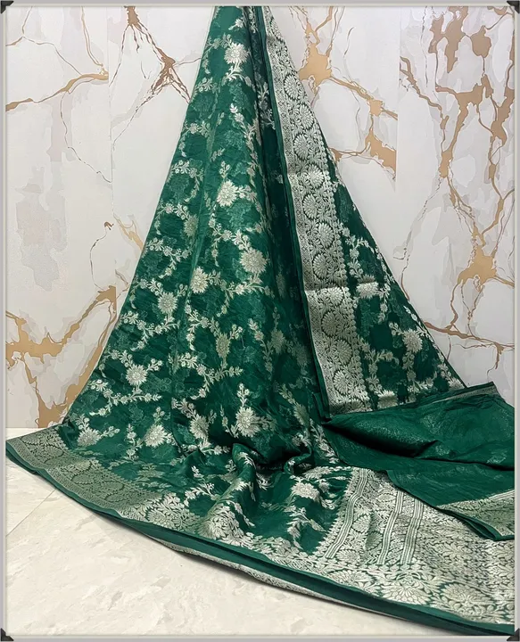 Banarasi handloom Silk Semi gorget saree  uploaded by G.N.S. on 4/30/2023