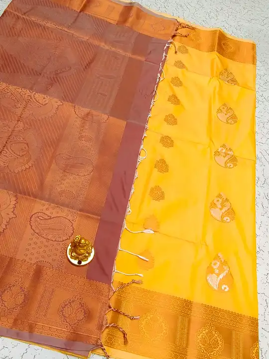 Pure soft silk uploaded by Shami sarees on 4/30/2023