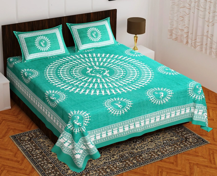 Double bedsheet  uploaded by Jaipur prints on 4/30/2023