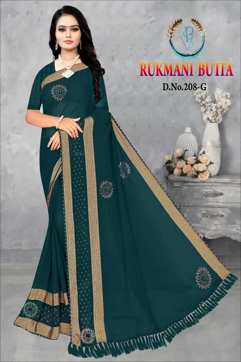 Rukhmani butta uploaded by Sarees._com on 4/30/2023