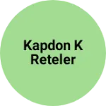 Business logo of Kapdon k reteler