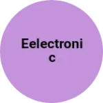 Business logo of eelectronic