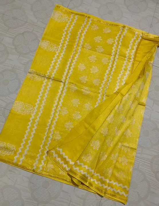 CHANDERI soft silk printed sarees  uploaded by WEAVER'S ORIGIN silk and Sarees on 4/30/2023