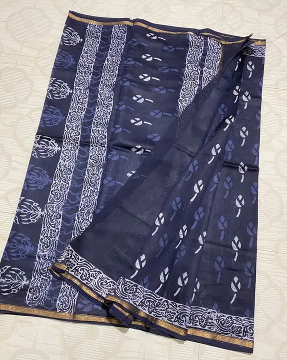 CHANDERI soft silk printed sarees  uploaded by business on 4/30/2023