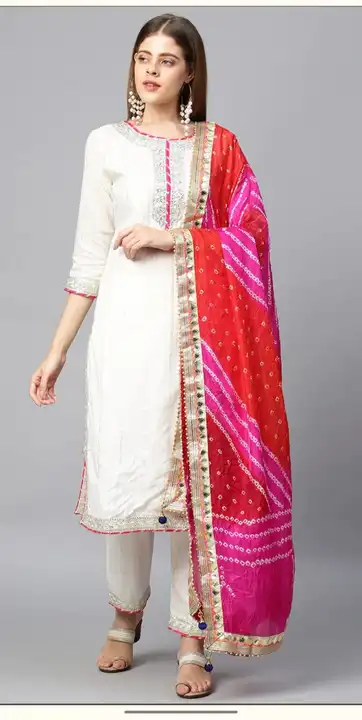 Lurex fabric kurta set uploaded by Ramashama clothing and jewellery on 4/30/2023