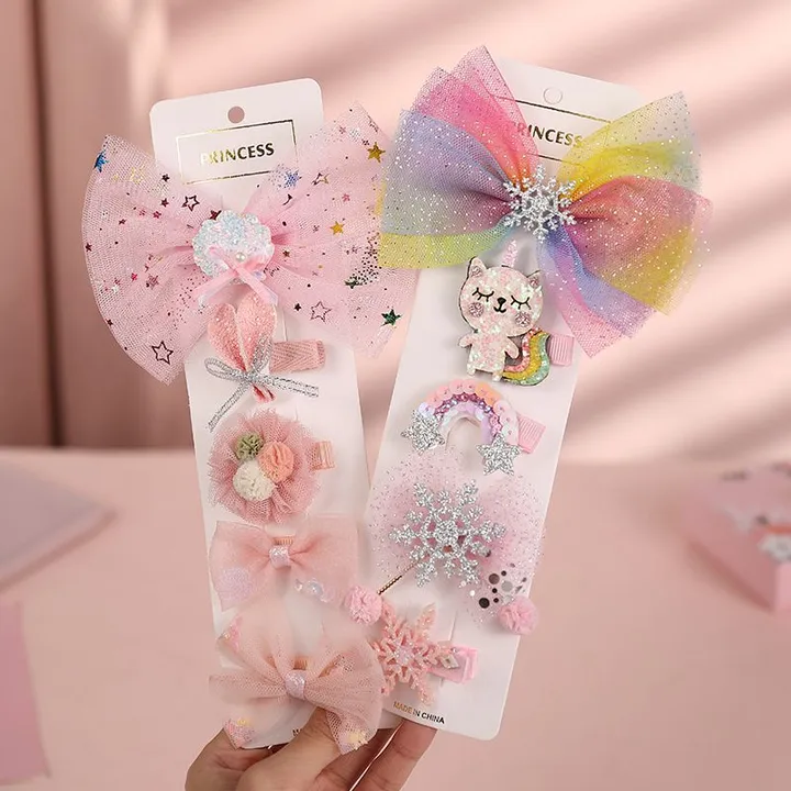*New Post*

Korean Style Headwear Girls Hairpin Five-Piece Set Bowknot Hairpin Little Girl Baby  uploaded by THE ULTIMATE STORE on 4/30/2023