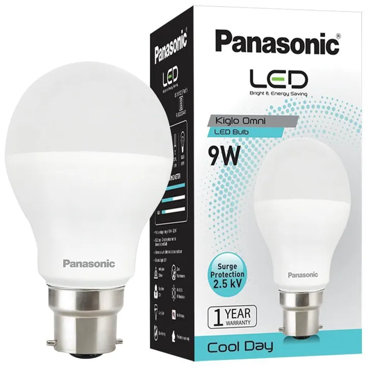 Panasonic 9w led bulb uploaded by Pooja traders on 4/30/2023