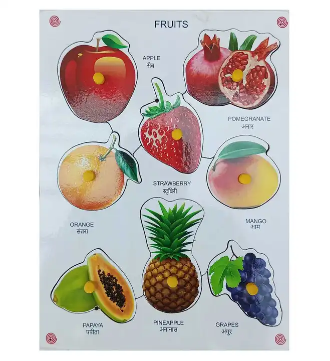 Wooden Fruits Puzzle Board for Kids  uploaded by business on 4/30/2023